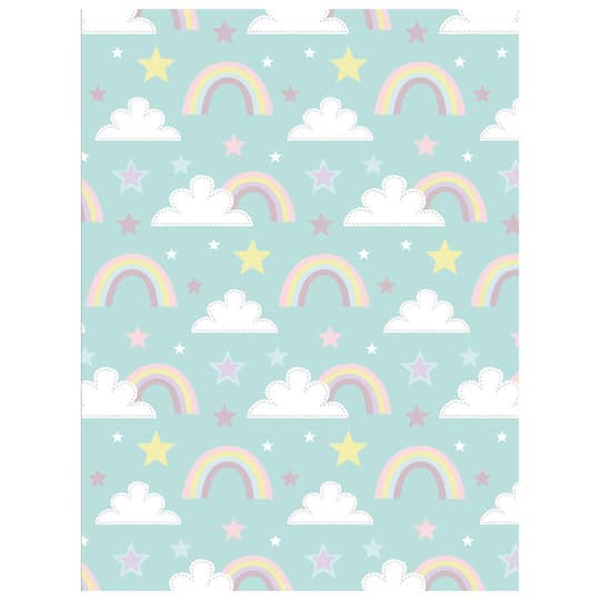 JAM Paper Rainbows & Stars Design Tissue Paper, 12ct.